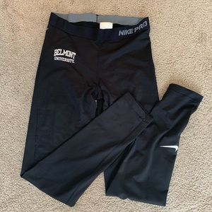 NIKE PRO LEGGINGS- BELMONT UNIVERSITY
